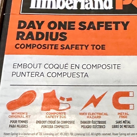 👽Timberland PRO Day One Safety Radius Sneakers Shoes - Size 9 - NWOT👽 - Picture 7 of 8